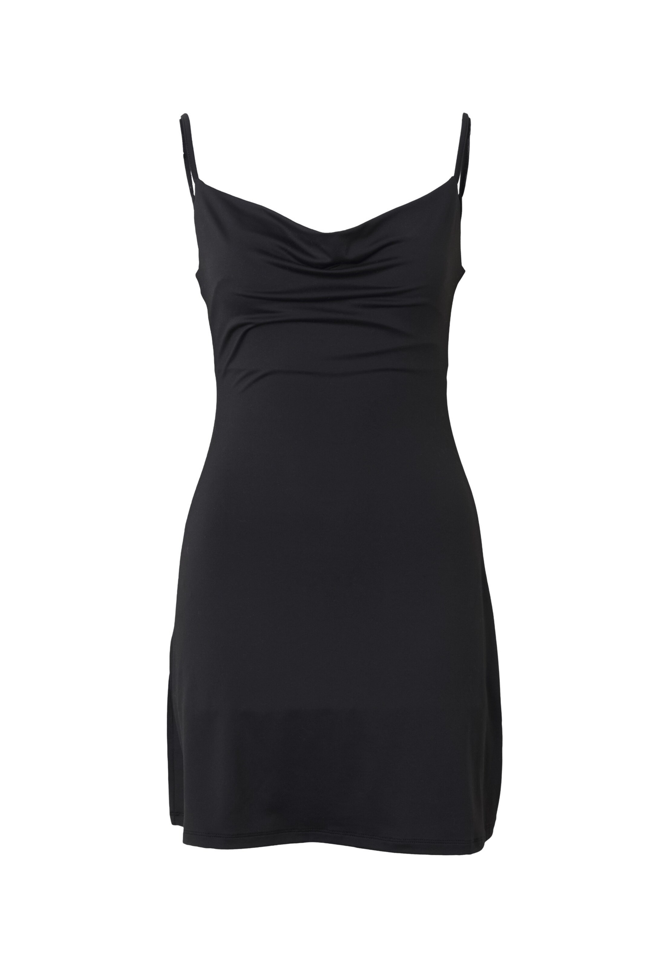 Urban Classics Kleid in Schwarz: Vorderseite