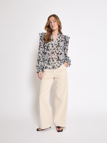 Peppercorn Bluse 'Eleanor' in Grau