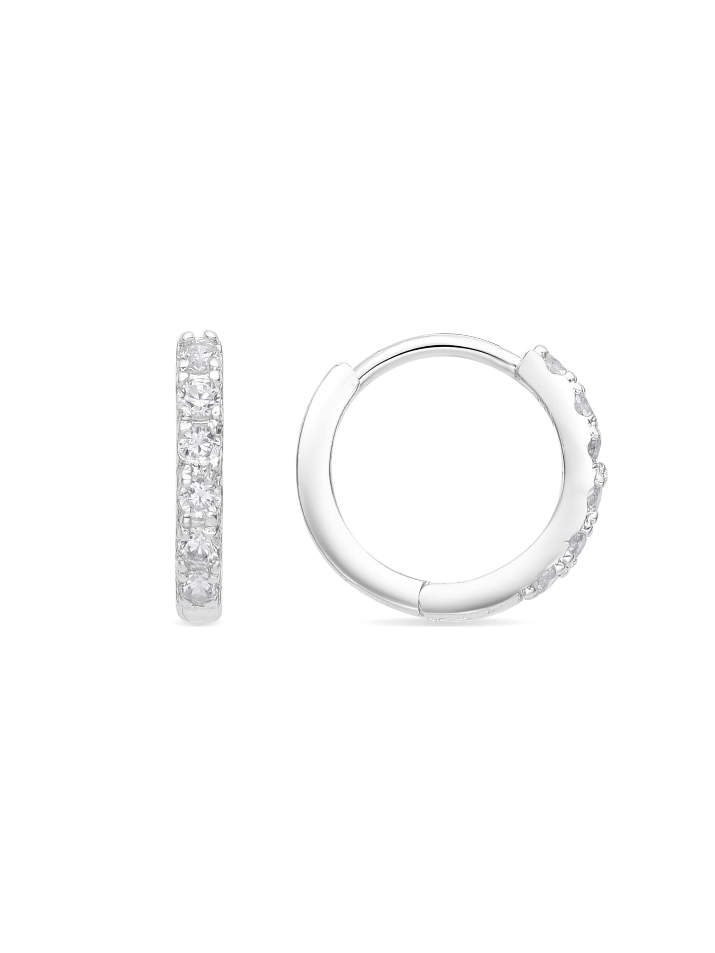 Luxenter Øreringe 'Leosba' i sølv: forside