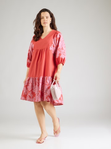 Vero Moda Curve Dress 'VMTIPPE TROPA' in Red