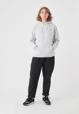 Cleptomanicx Kapuzenpullover 'Hooded Embro Gull 2' in Grau