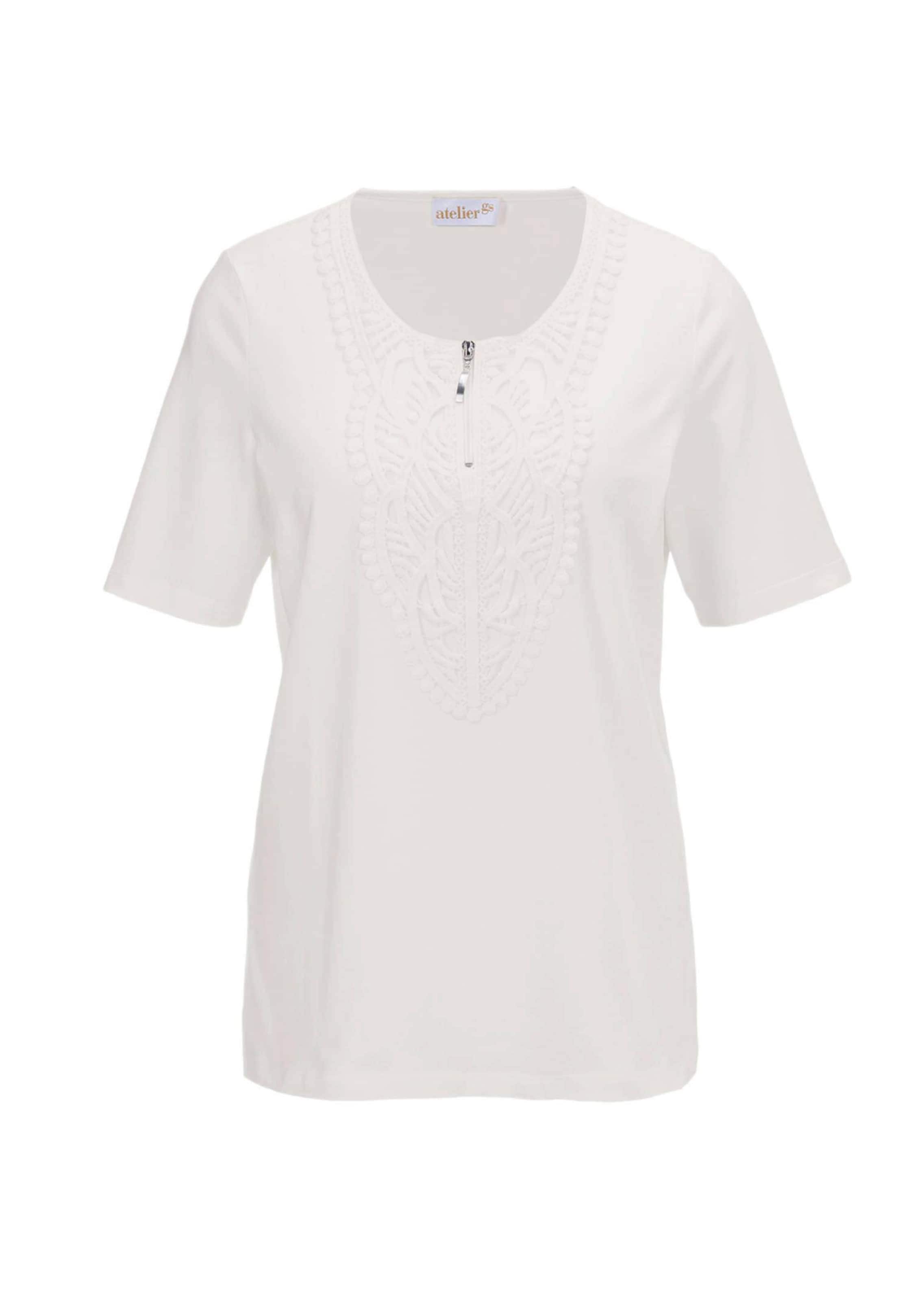 Goldner Shirt in Wit: voorkant