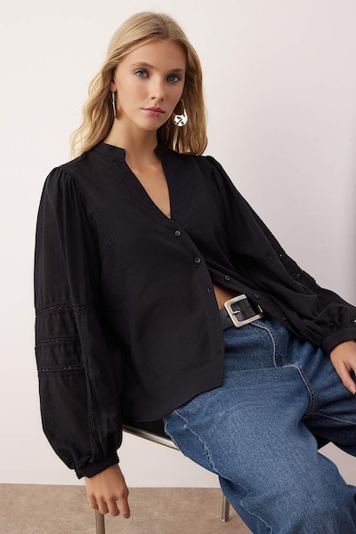 Trendyol Bluza veličine XS u crna, Pregled proizvoda