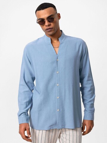 Antioch Regular fit Button Up Shirt in Blue
