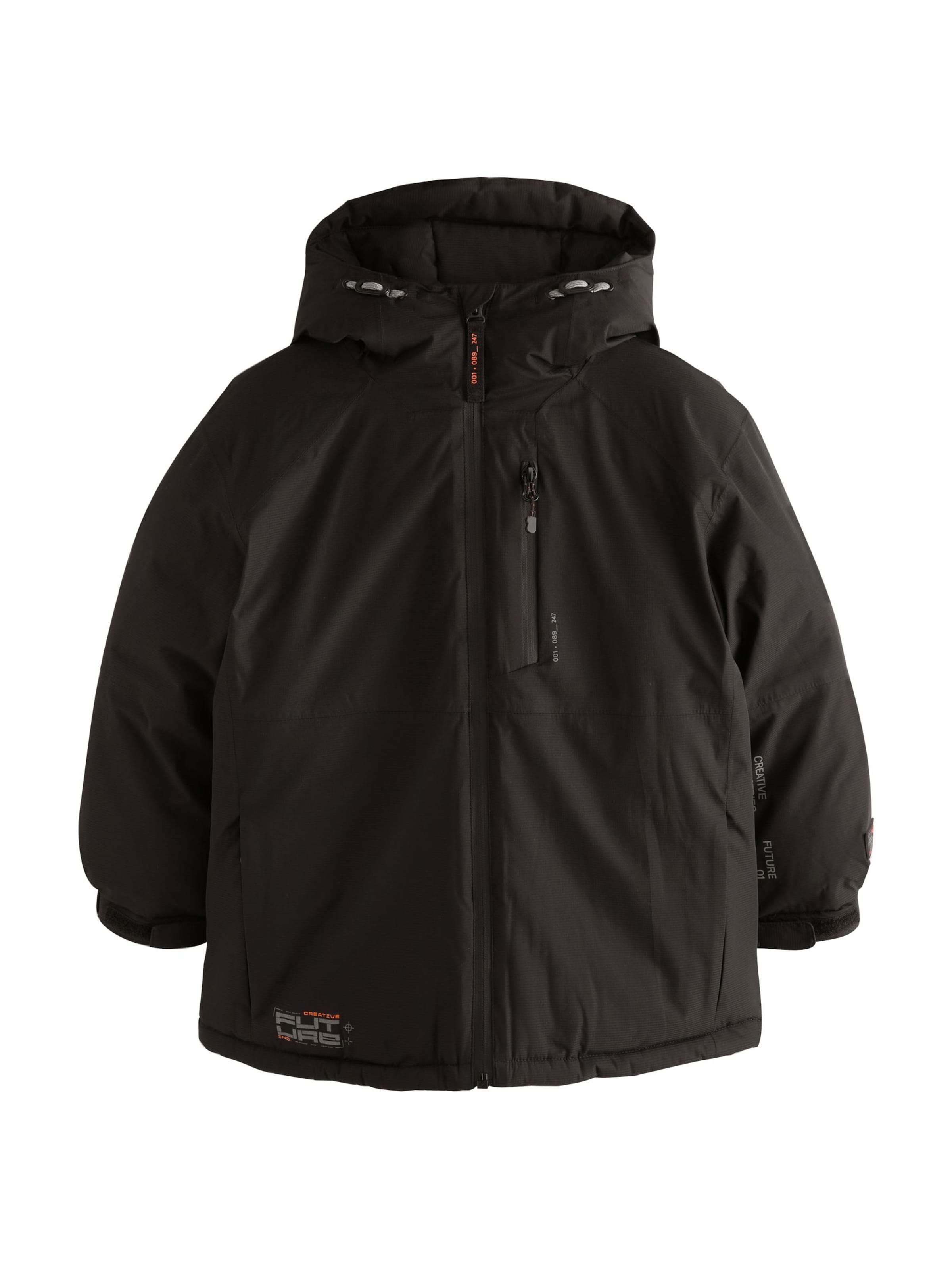 Next Talvitakki värissä musta: etupuoli