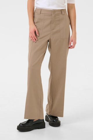 Kaffe Loose fit Pants 'Amalie' in Beige: front