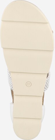 Sandale cu baretă 'Tapasita' de la MJUS pe alb