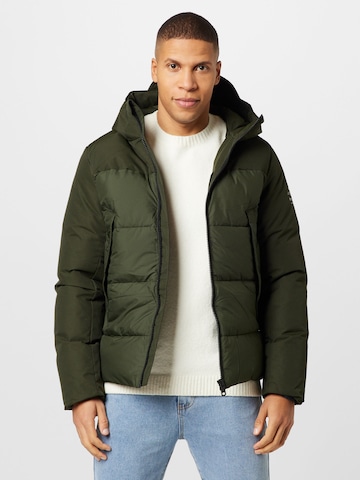 ECOALF Winter Jacket 'ALIKEALF' in Green: front