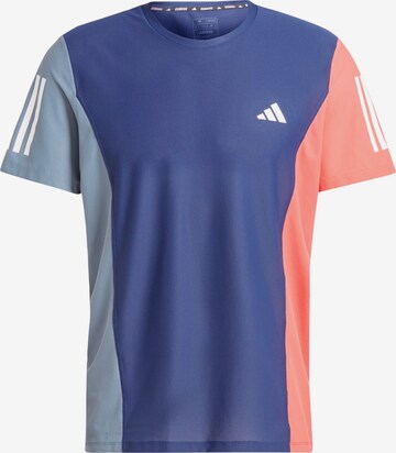 ADIDAS PERFORMANCE Functioneel shirt 'Own The Run' in Blauw: voorkant