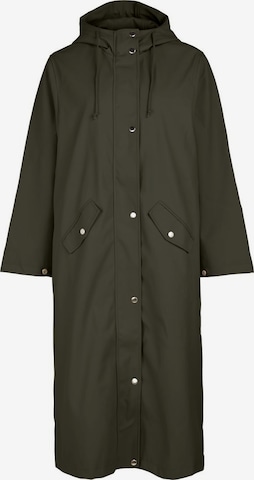 OBJECT Between-Seasons Coat in Green: front