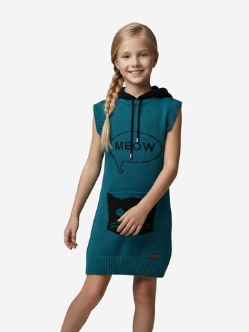 Hilal Akinci Kids Dress in Blue