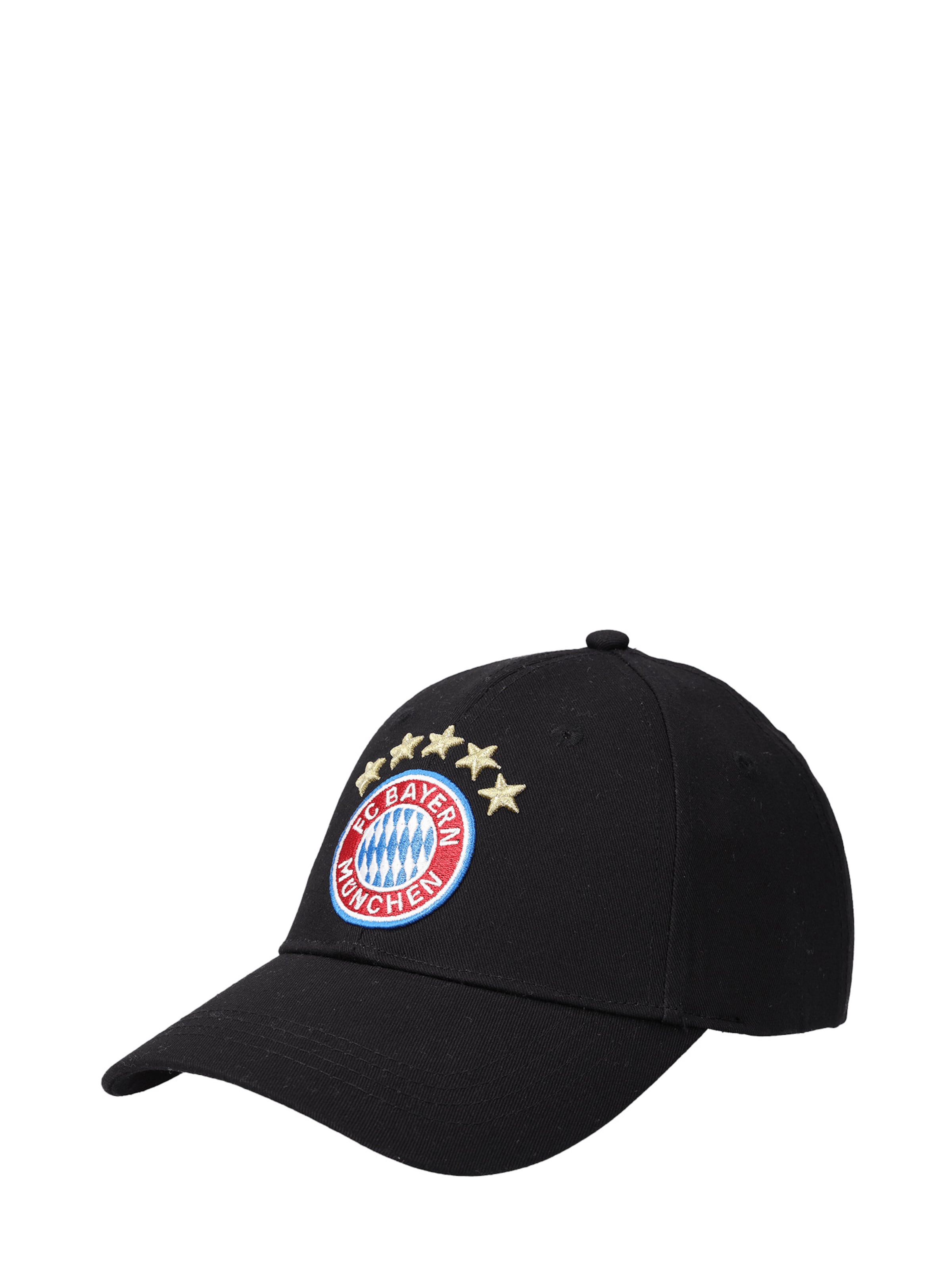 FC BAYERN MÜNCHEN Athletic Hat in Black: front