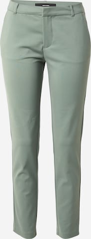 žalia VERO MODA Prigludęs „Chino“ stiliaus kelnės: priekis