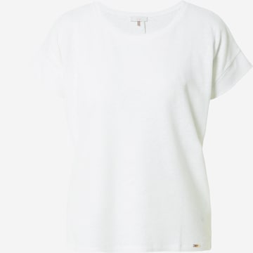 CINQUE T-shirt 'TICK' i vit: framsida