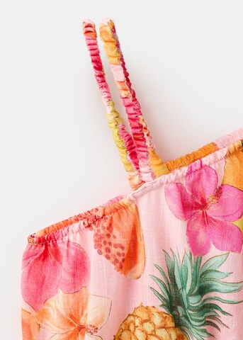 MANGO KIDS Dungarees 'Papaya' in Pink