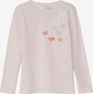 T-Shirt s.Oliver en rose : devant