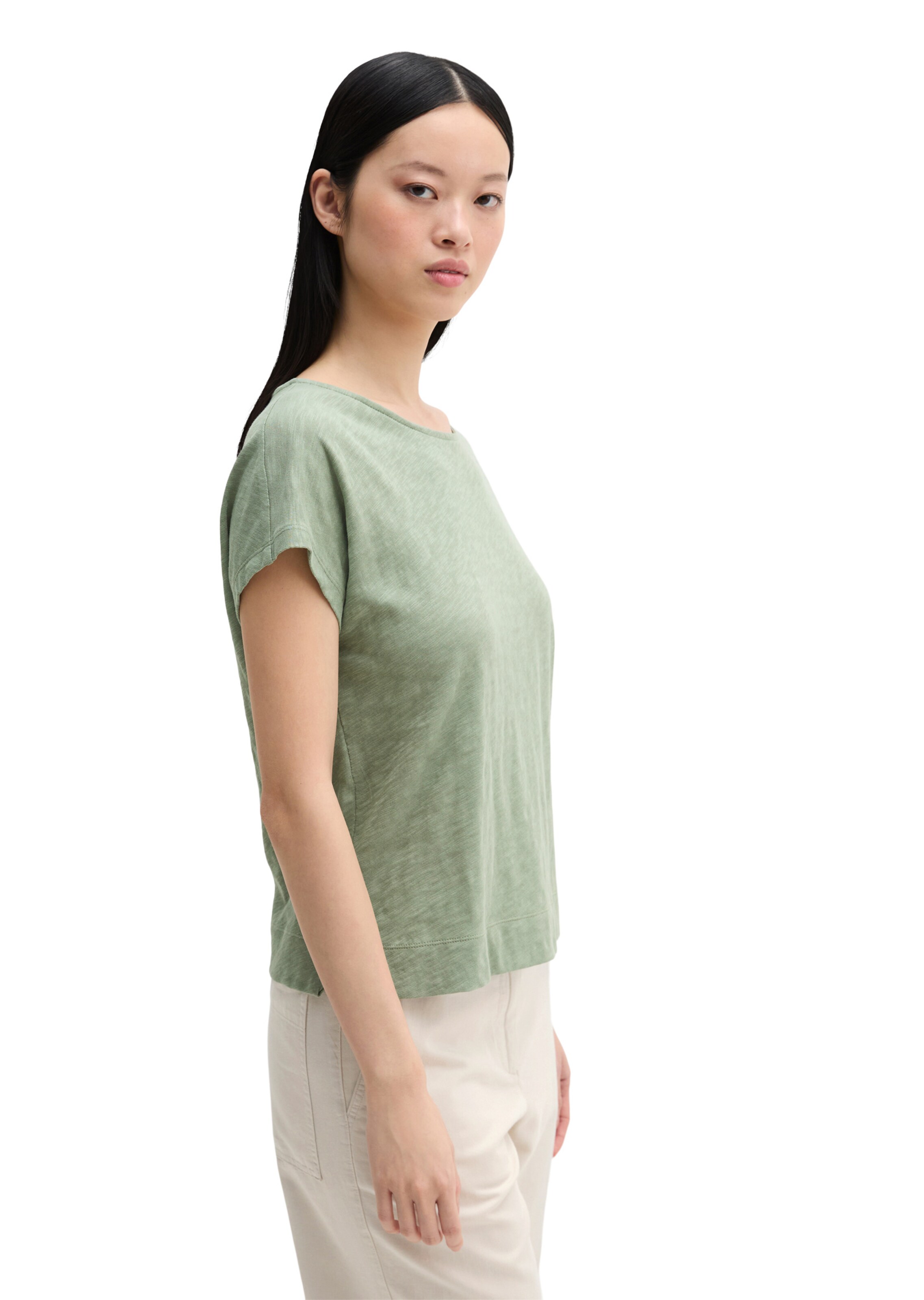 Marc O'Polo Shirt 'Designed For Circularity' in Groen