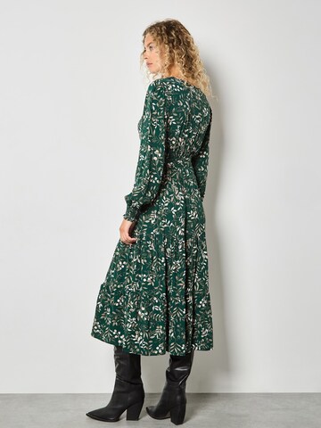 Apricot Dress in Green