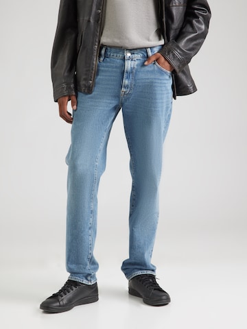 Regular Jean 'JJICLARK JJPREMIUM' JACK & JONES en bleu : devant