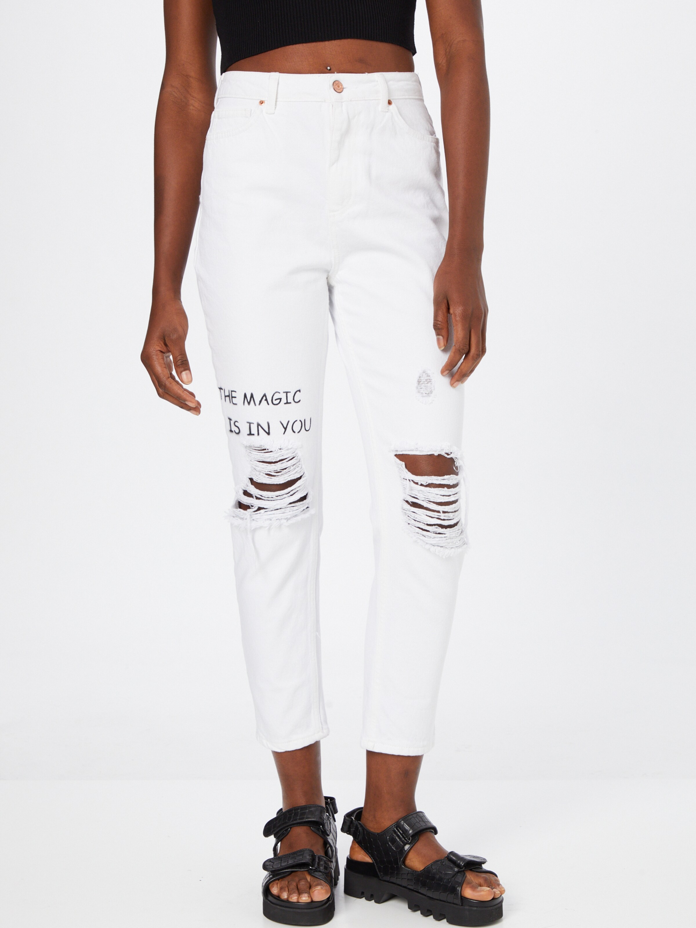 Frauen Jeans Trendyol Jeans in Weiß - IZ18383 Frauen Jeans Trendyol Jeans in Weiß - IZ18383