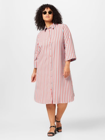 Persona by Marina Rinaldi Shirt dress 'DOSSO' in Red