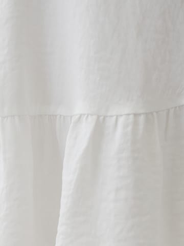 Robe 'MARTHA' Tussah en blanc