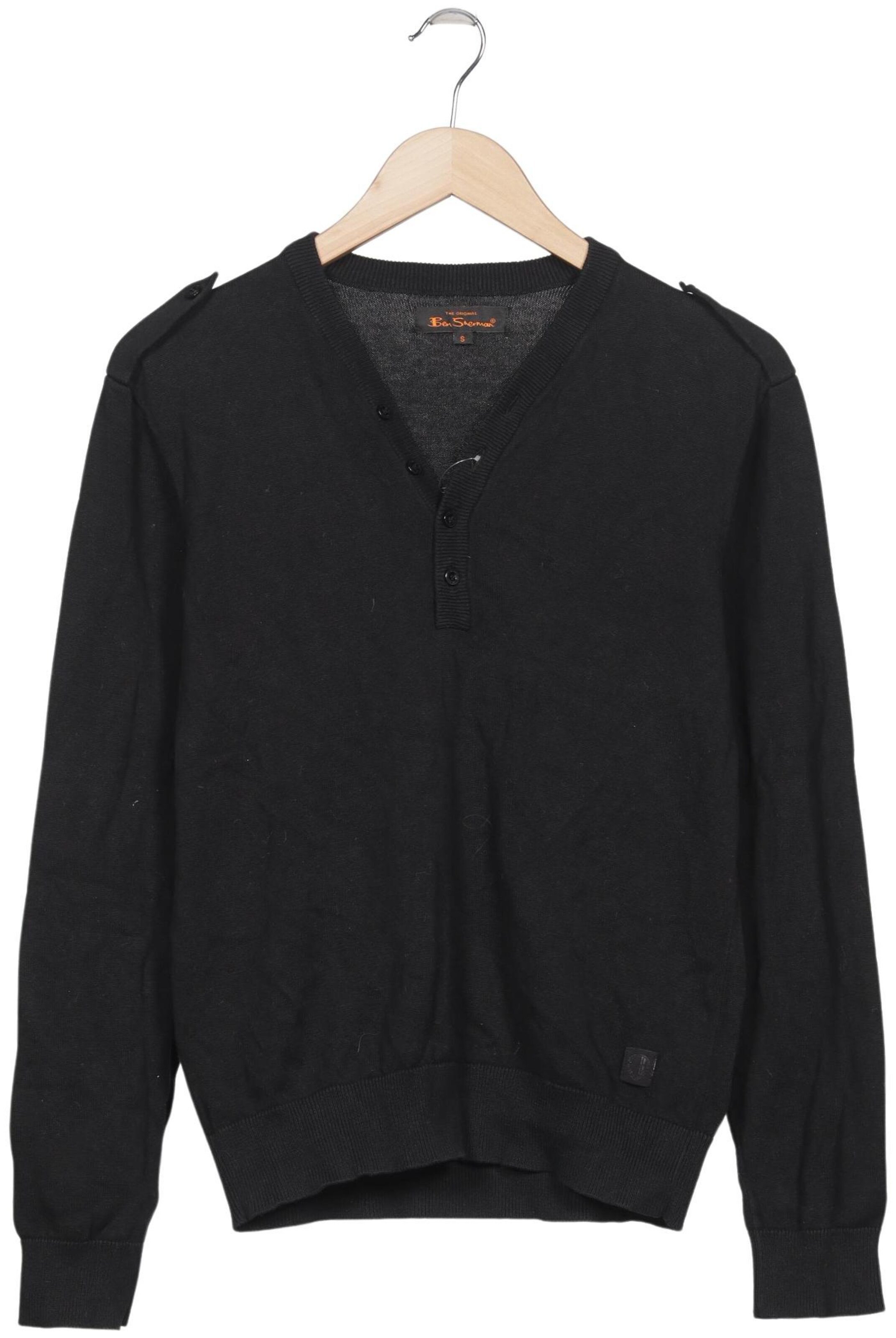 Ben Sherman Sweater & Cardigan in S in Black: front