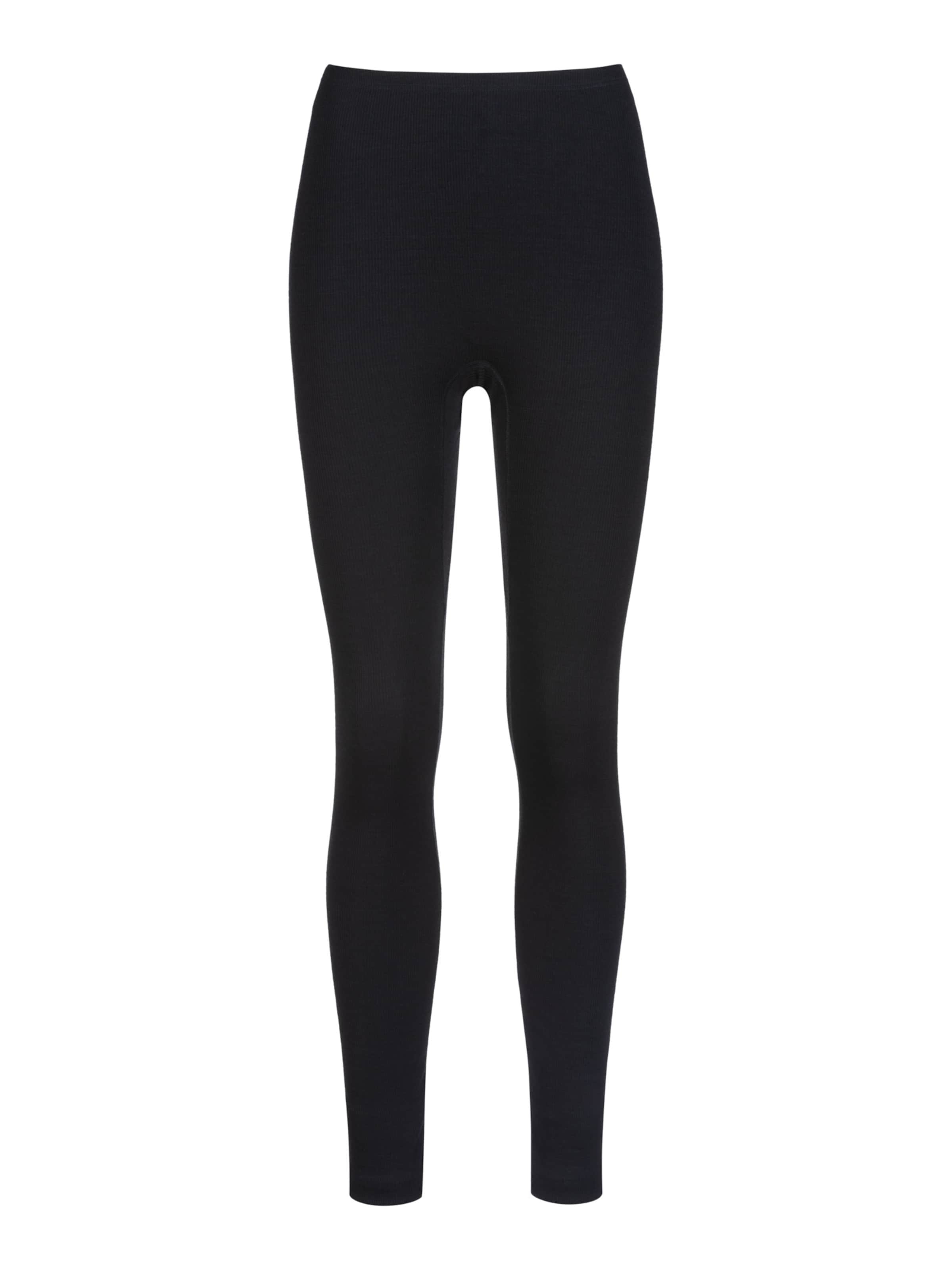 Skinny Leggings 'Wool Love' Mey en noir : devant