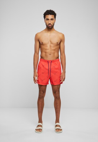 Pantaloncini da surf di Karl Kani in rosso