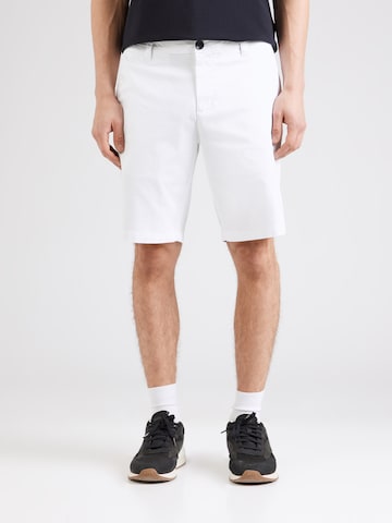 ARMANI EXCHANGE - regular Pantalón chino en blanco: frente