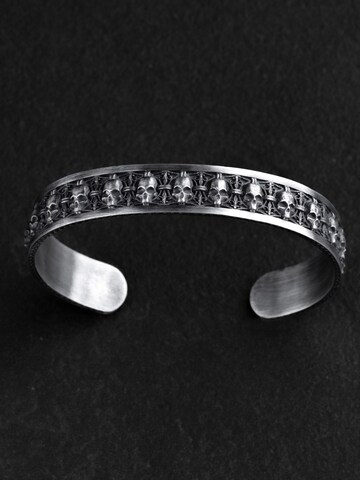 REYTEL Armband 'MEMENTO MORI' in Zilver