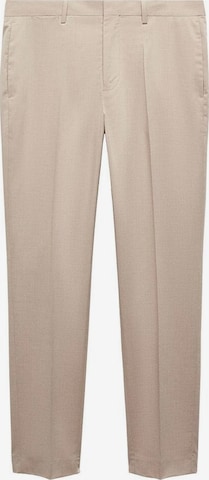 Regular Pantalon à plis 'Paris' MANGO MAN en beige : devant