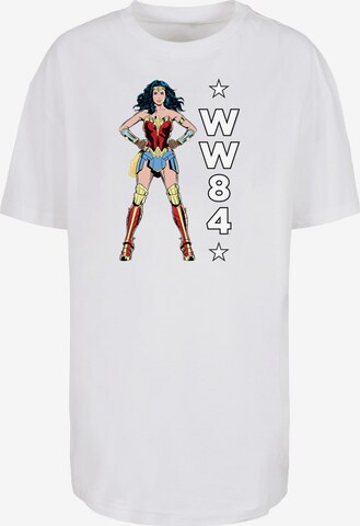 F4NT4STIC Oversized Shirt 'DC Comics Wonder Woman 84' in White: front