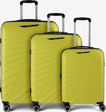 Ensemble de bagages Benzi en jaune : devant