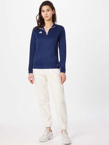 ADIDAS PERFORMANCE Sportief sweatshirt 'Entrada 22' in Blauw