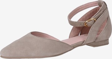 Apple of Eden Ballet Flats ' BENY ' in Brown: front