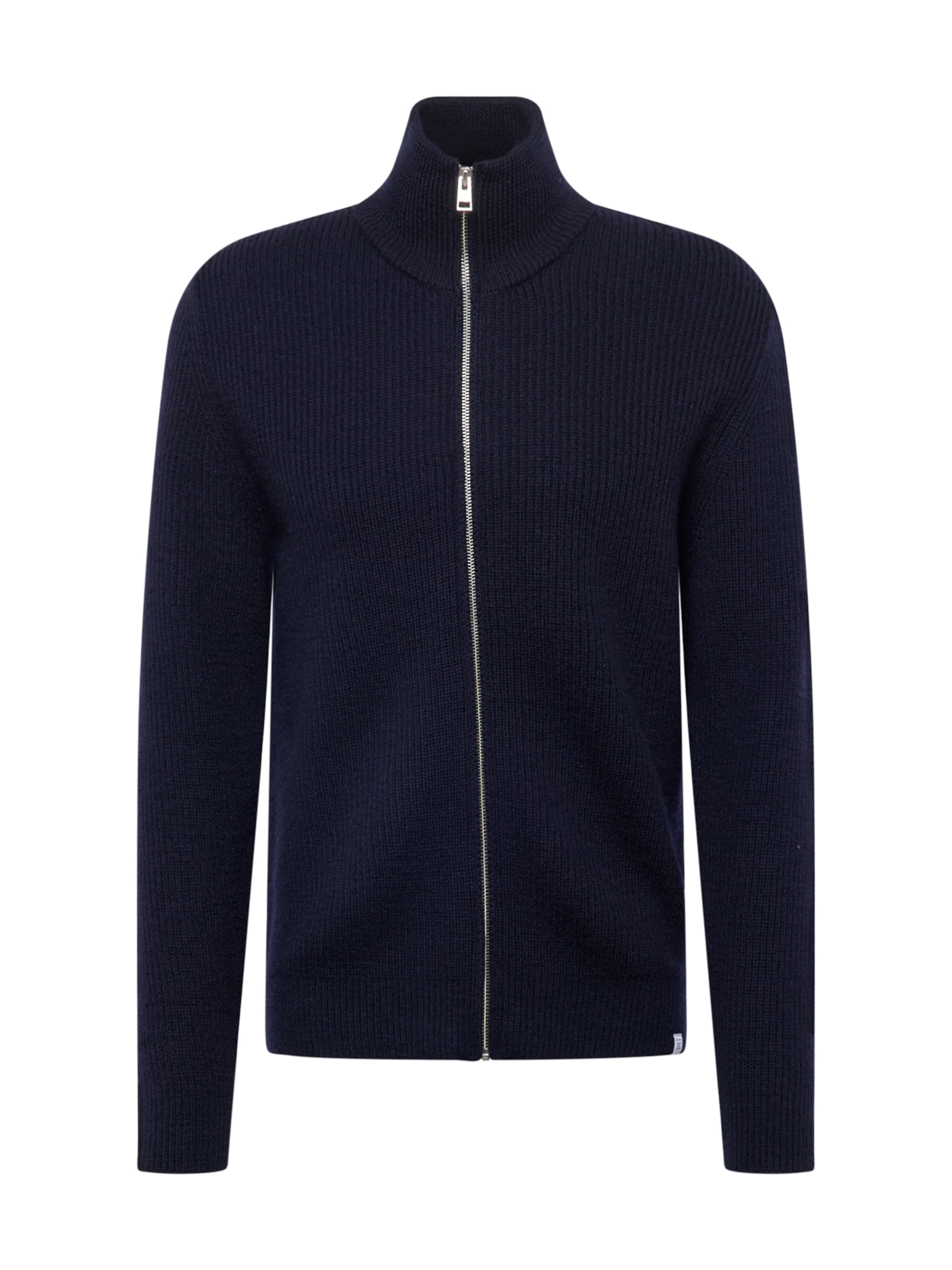NORSE PROJECTS Strickjacke 'Hagen' in Blau: Vorderseite