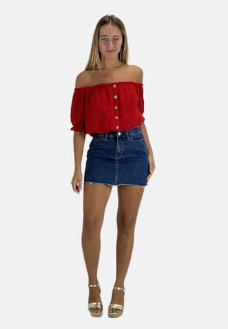 Elara Bluse i rød