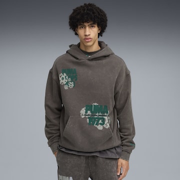 PUMA Sweatshirt 'Hoopocalypse' in Grijs: voorkant