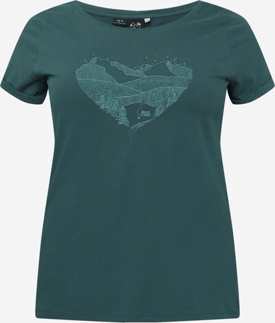 Ragwear Plus Camiseta en azul claro / verde oscuro, Vista del producto