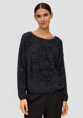 s.Oliver BLACK LABEL Sweater in Black: front