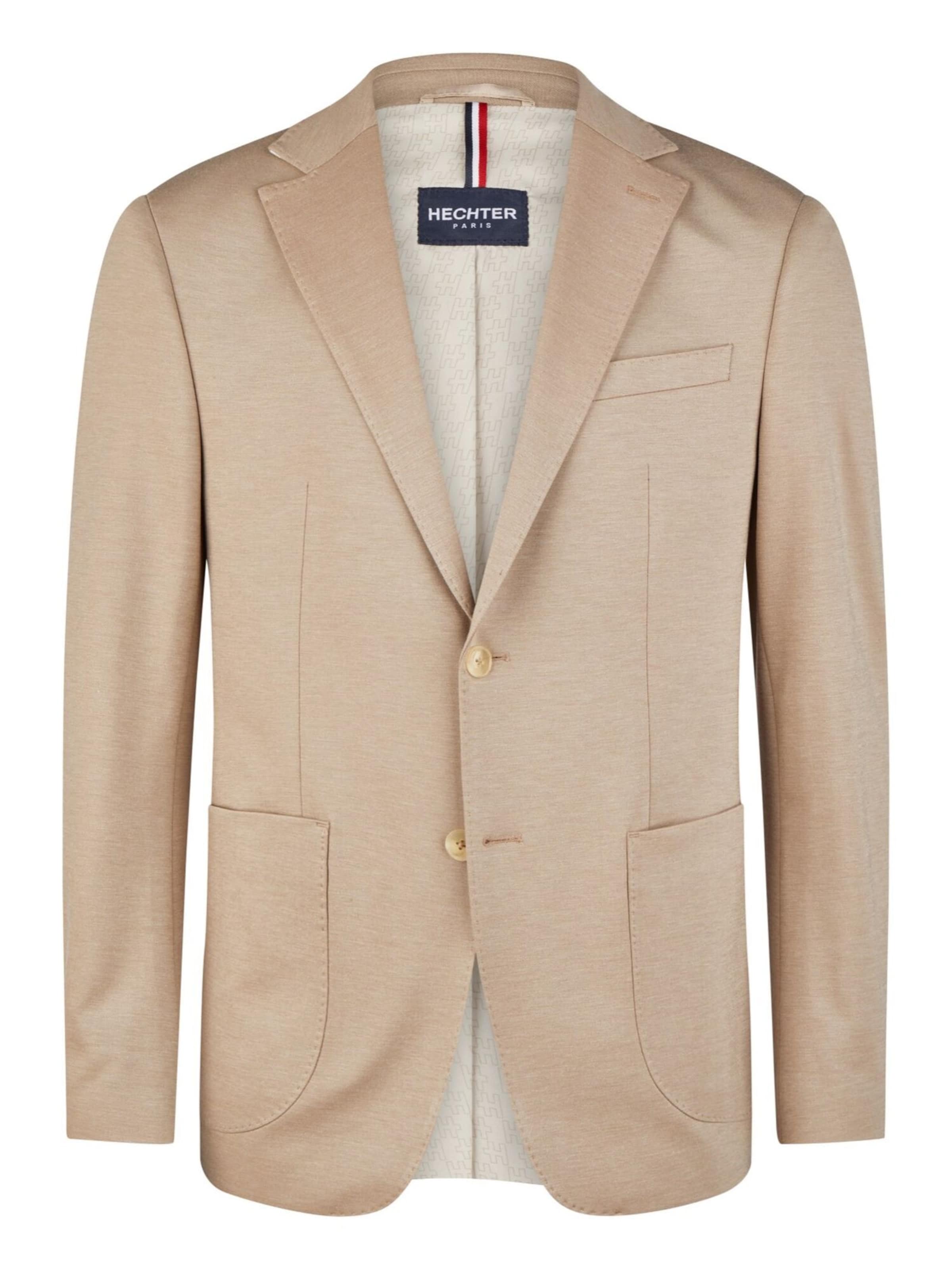 HECHTER PARIS Slimfit Pak in Beige: voorkant