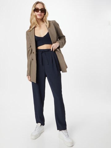 ABOUT YOU Loose fit Pleat-front trousers 'Nicole' in Blue