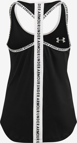 UNDER ARMOUR Sporttop 'Knockout' in Zwart