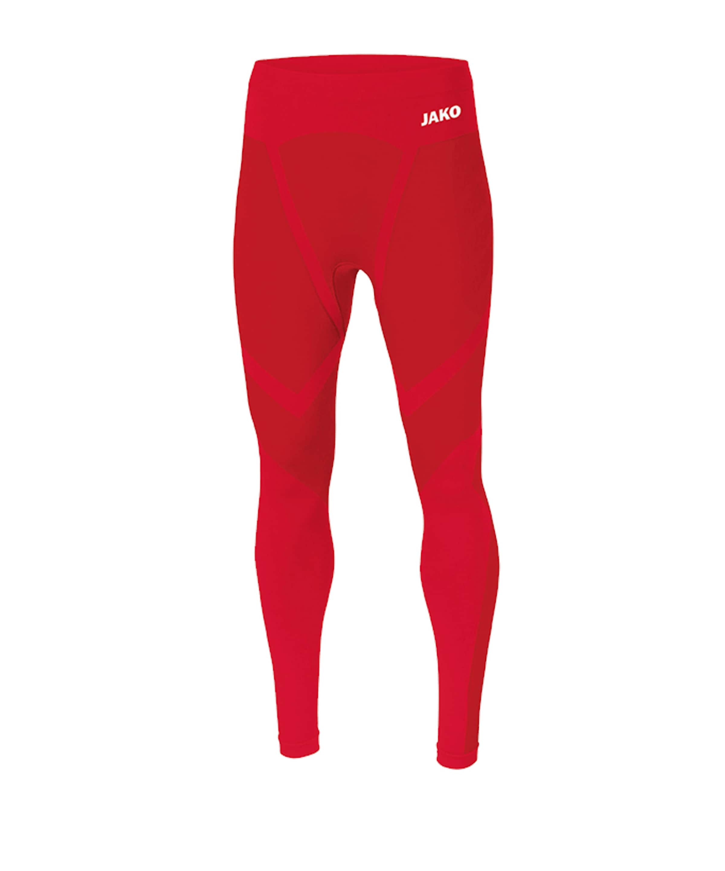 JAKO Skinny Sportunterhose 'Comfort 2.0' in Rot: Vorderseite