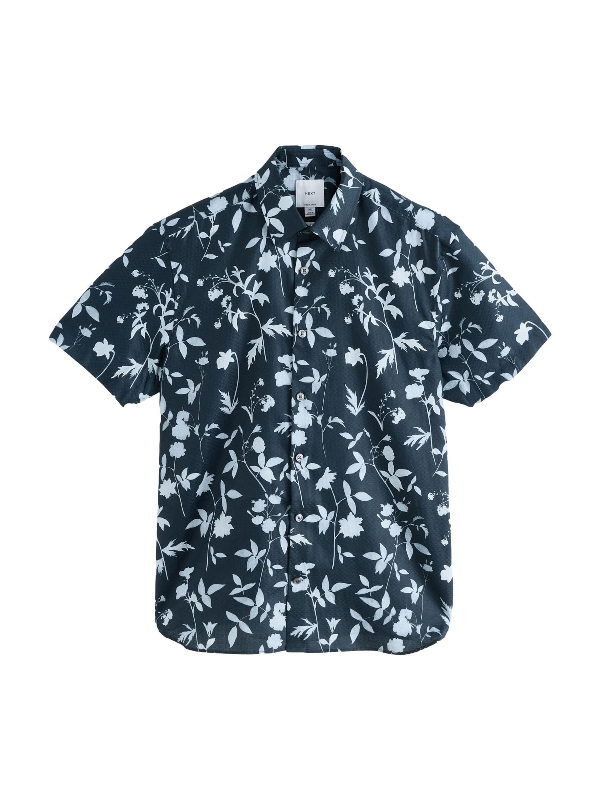 Next Рубашка в Ночной синий / Светло-синий, Обзор товара