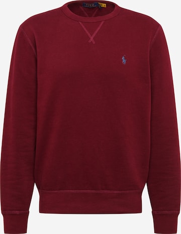 raudona Polo Ralph Lauren Megztinis be užsegimo: priekis