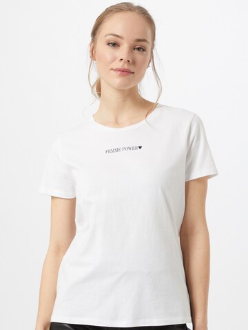 Sofie Schnoor Тениска в бяло: отпред