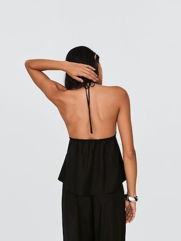 Bershka Top - fekete