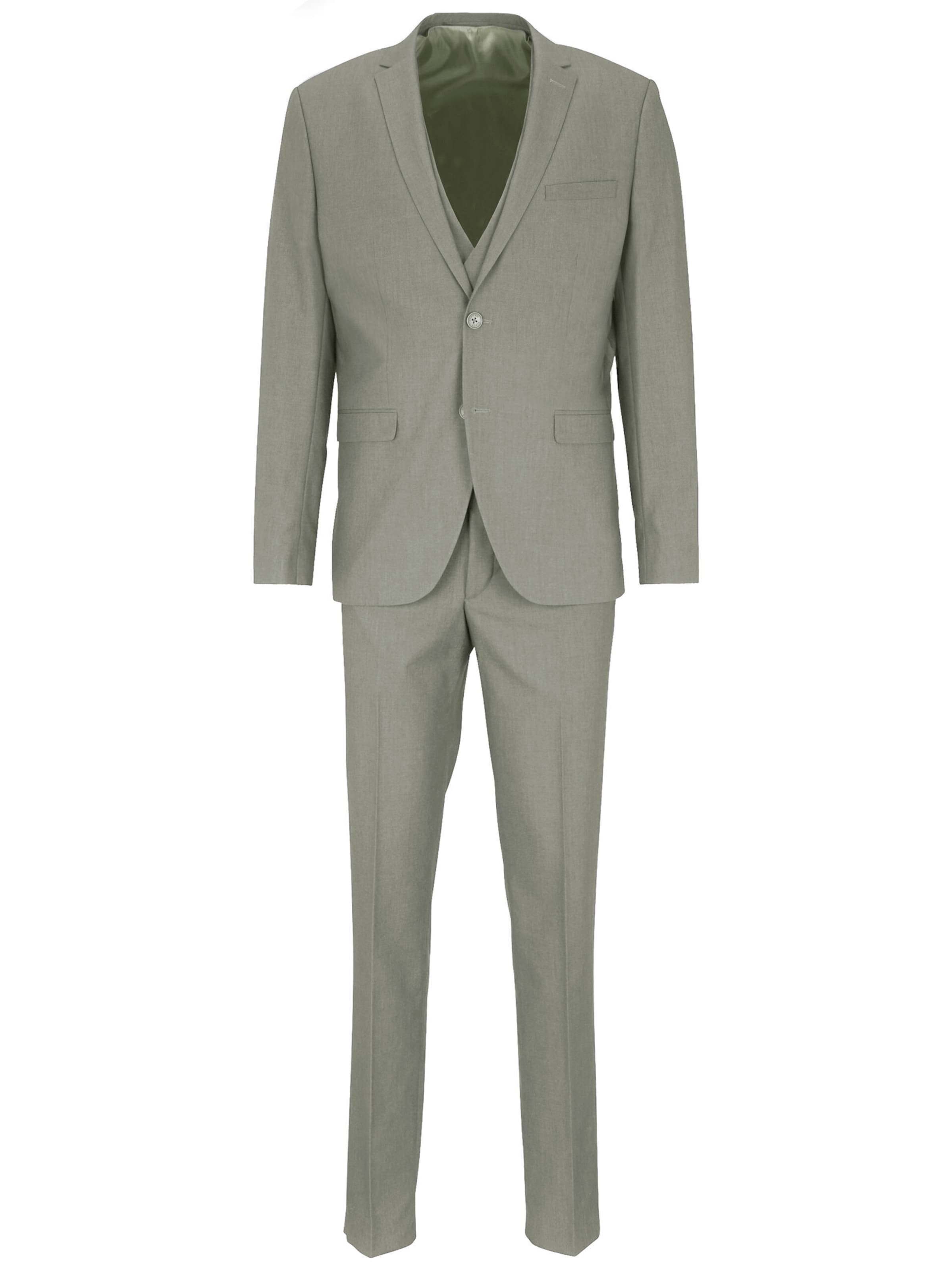 Coupe slim Costume Steffen Klein en vert : devant